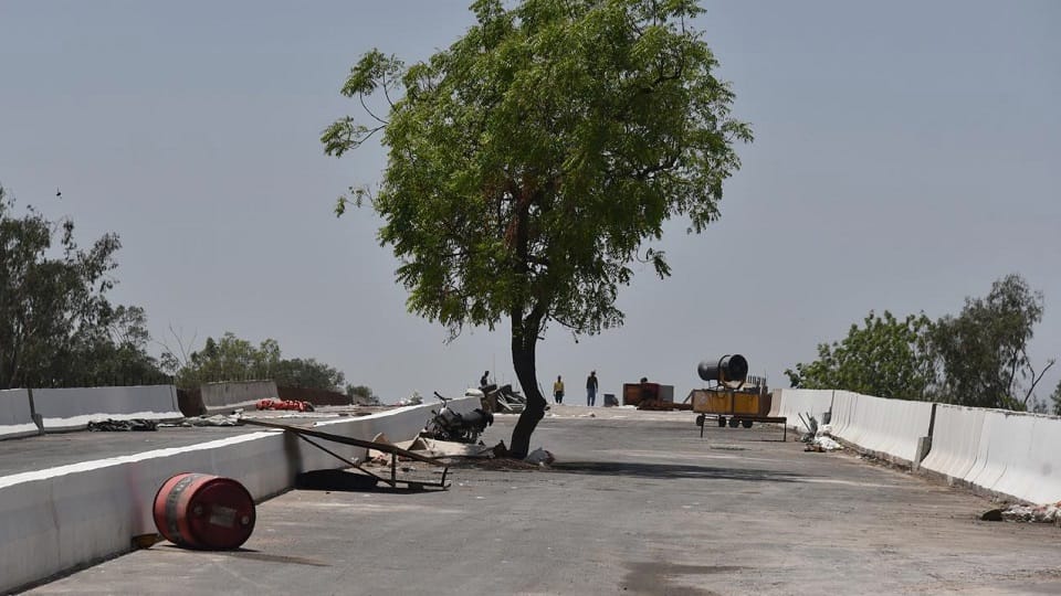 Many flyovers were not completed on time due to trees, wires and other problems