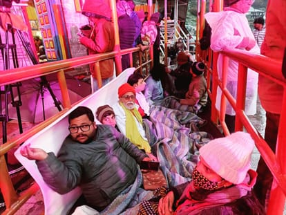 Chardham Yatra 2024 Rajiv of Kanpur has been first to visit Badrinath Dham for 44 years