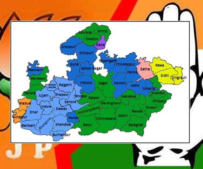 Indore: BJP-Congress clash on three seats of Malwa Nimar, BJP strong on five seats.
