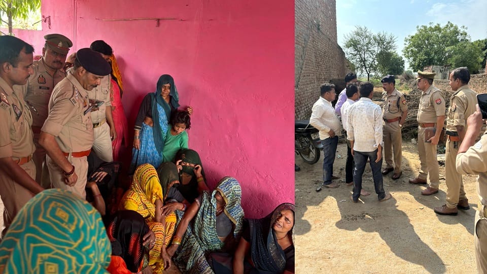 Husband Killed Wife By Cutting Her With An Axe in agra