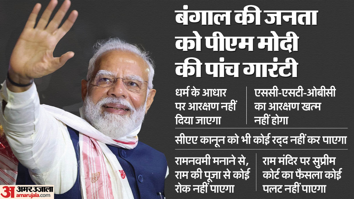 Lok Sabha Polls election campaign pm modi rally in west bengal news in hindi