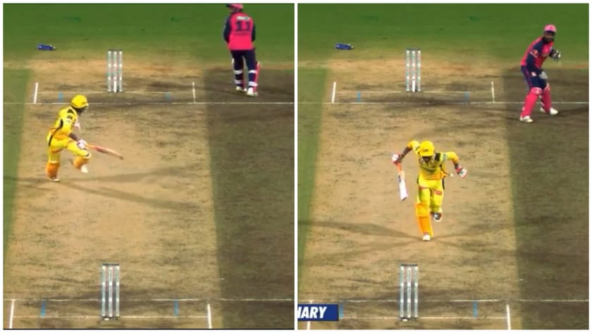 Ravindra Jadeja given out obstructing the field; Sanju Samson throws, CSK vs RR IPL 2024 Watch Video