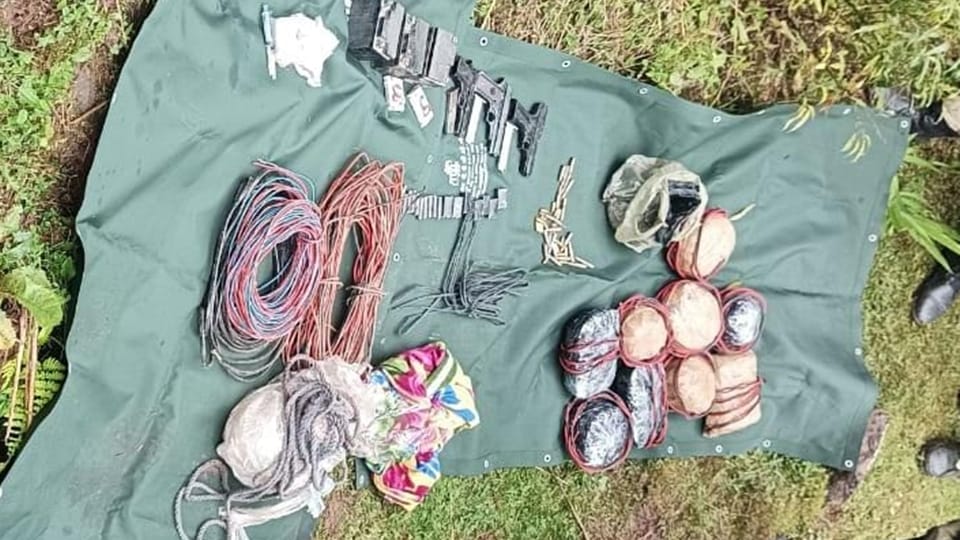 arms including 9 IEDs recovered in Reasi terrorist associate arrested in Bandipora