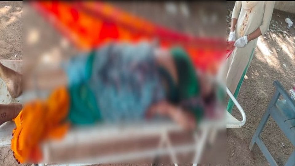 Woman dies in road accident couple was going to attend Chhathi program in Janjgir Champa