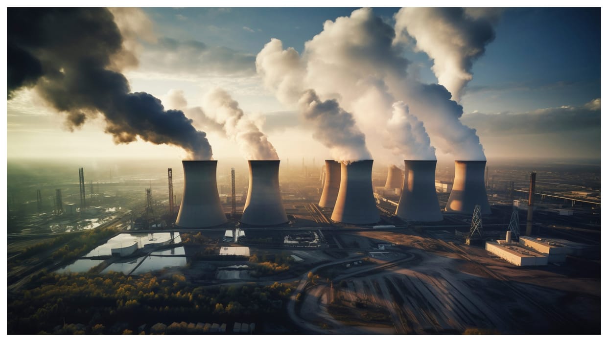Pollution from coal based power plants in India reducing rice and wheat production