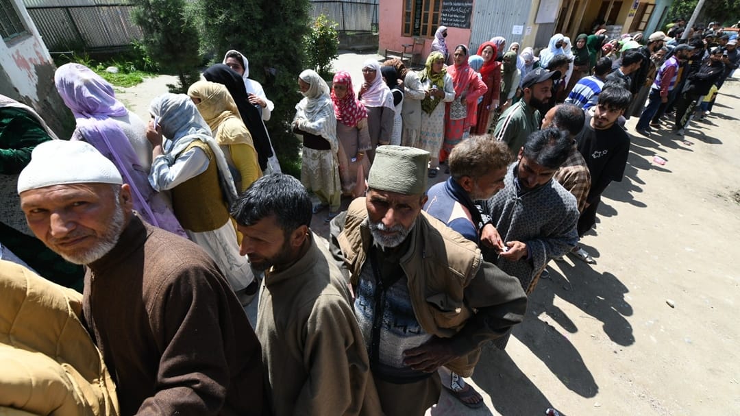 srinagar loksabha election Record 37 dot 99 percent voting in Srinagar parliamentary seat after 28 years