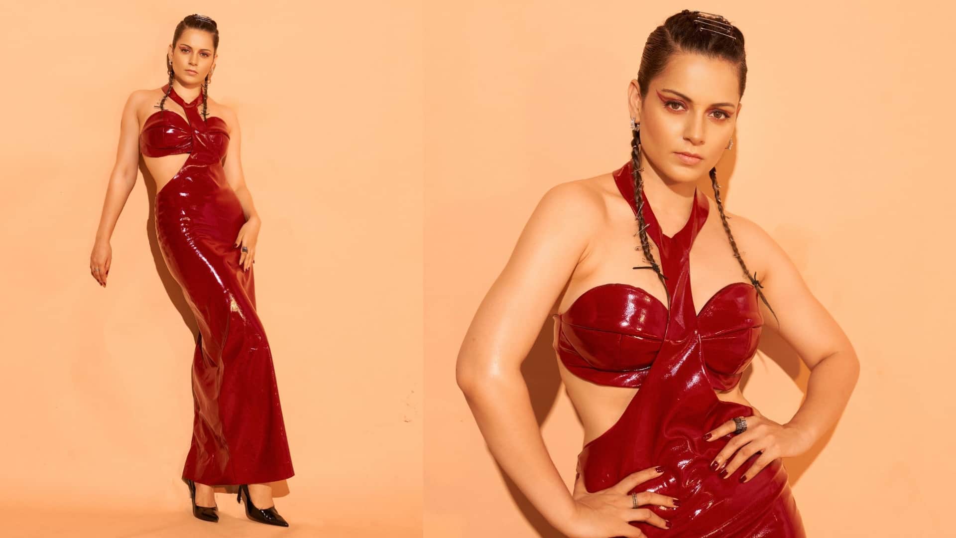 bjp candidate Kangana Ranaut latest photos Kangana Ranaut looks ethnic to western