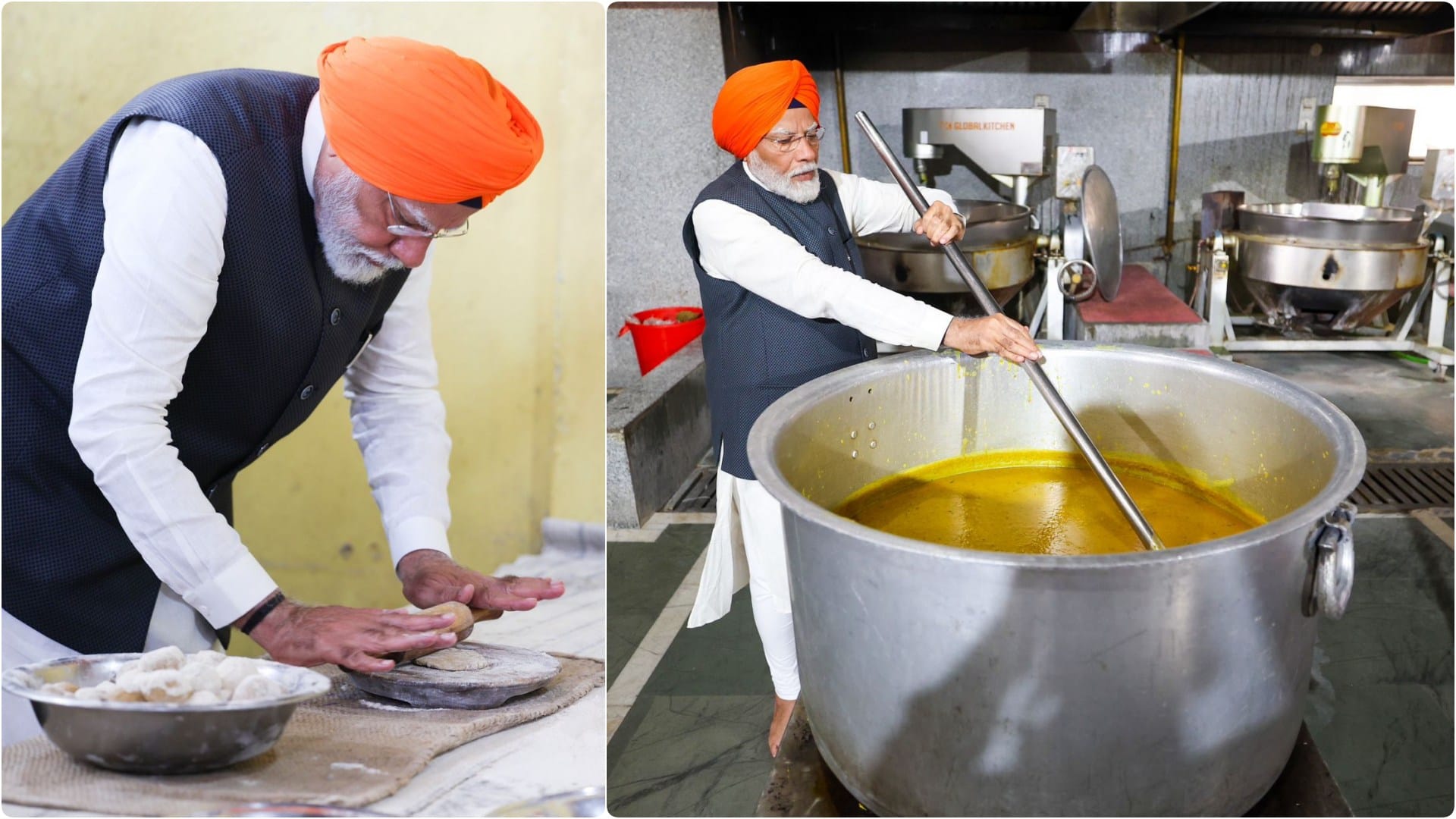Lok Sabha Election 2024: PM Modi performs seva at Gurudwara Patna Sahib, Bihar News