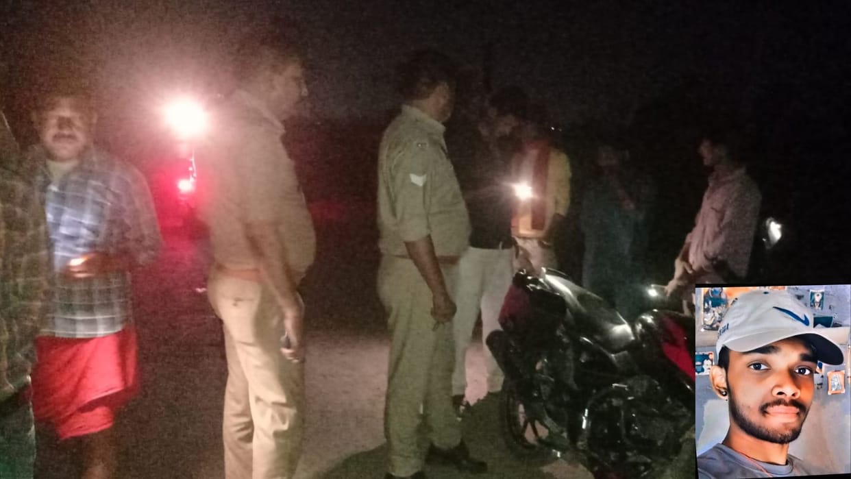 two young man died and for youth injured road accident in sonbhadra