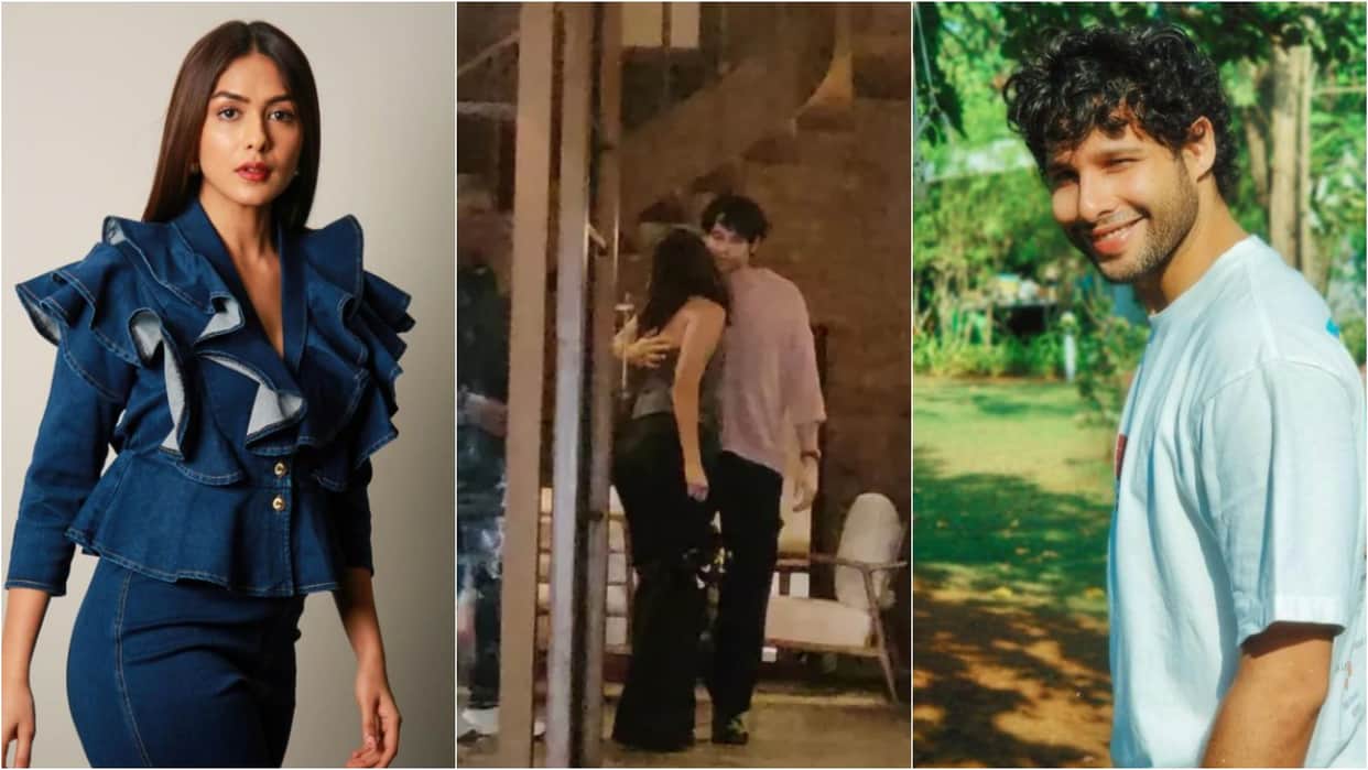 Siddhant Chaturvedi and Mrunal Thakur spotted together At Dinner Date Fans Speculated affair of both stars