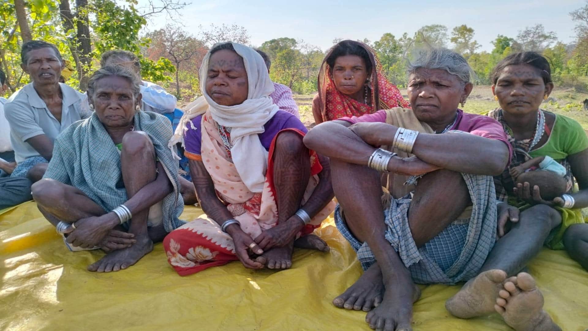 बैगा जनजाति के लोग