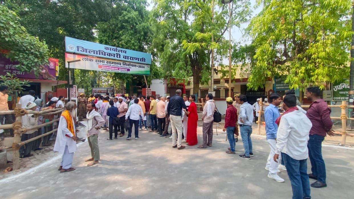 Lok Sabha Election political candidate file nomination in varanasi