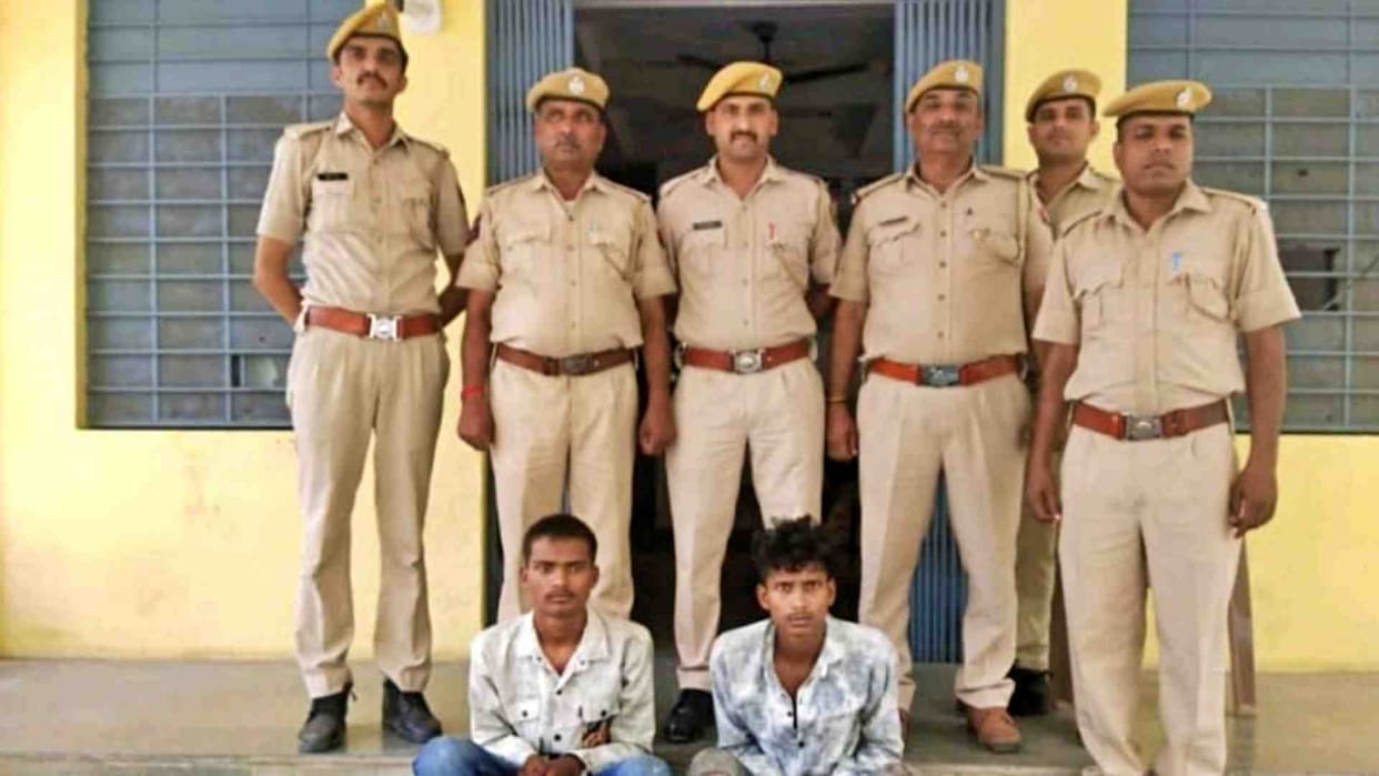 Sirohi News: Two members of the gang that robbed truck drivers on the highway arrested