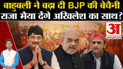 Raja Bhaiya on Akhilesh Yadav: Raghuraj Pratap Singh increased BJP's anxiety! Amit Shah. UP News