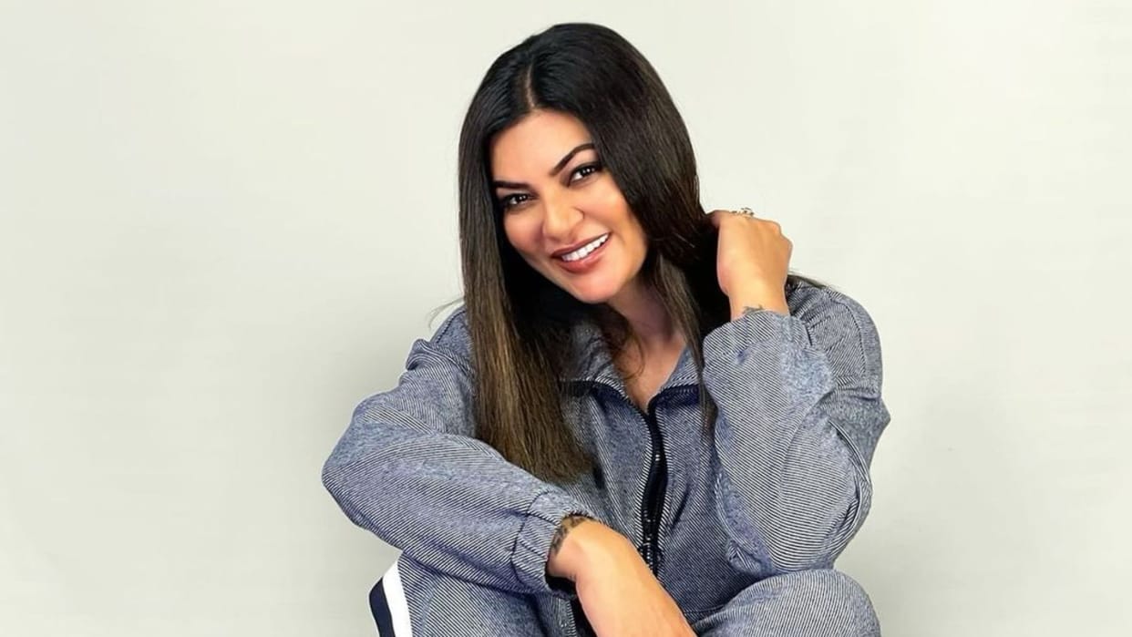 Sushmita Sen struggles to speak in viral video spotted at dental hospital with rumored boyfriend