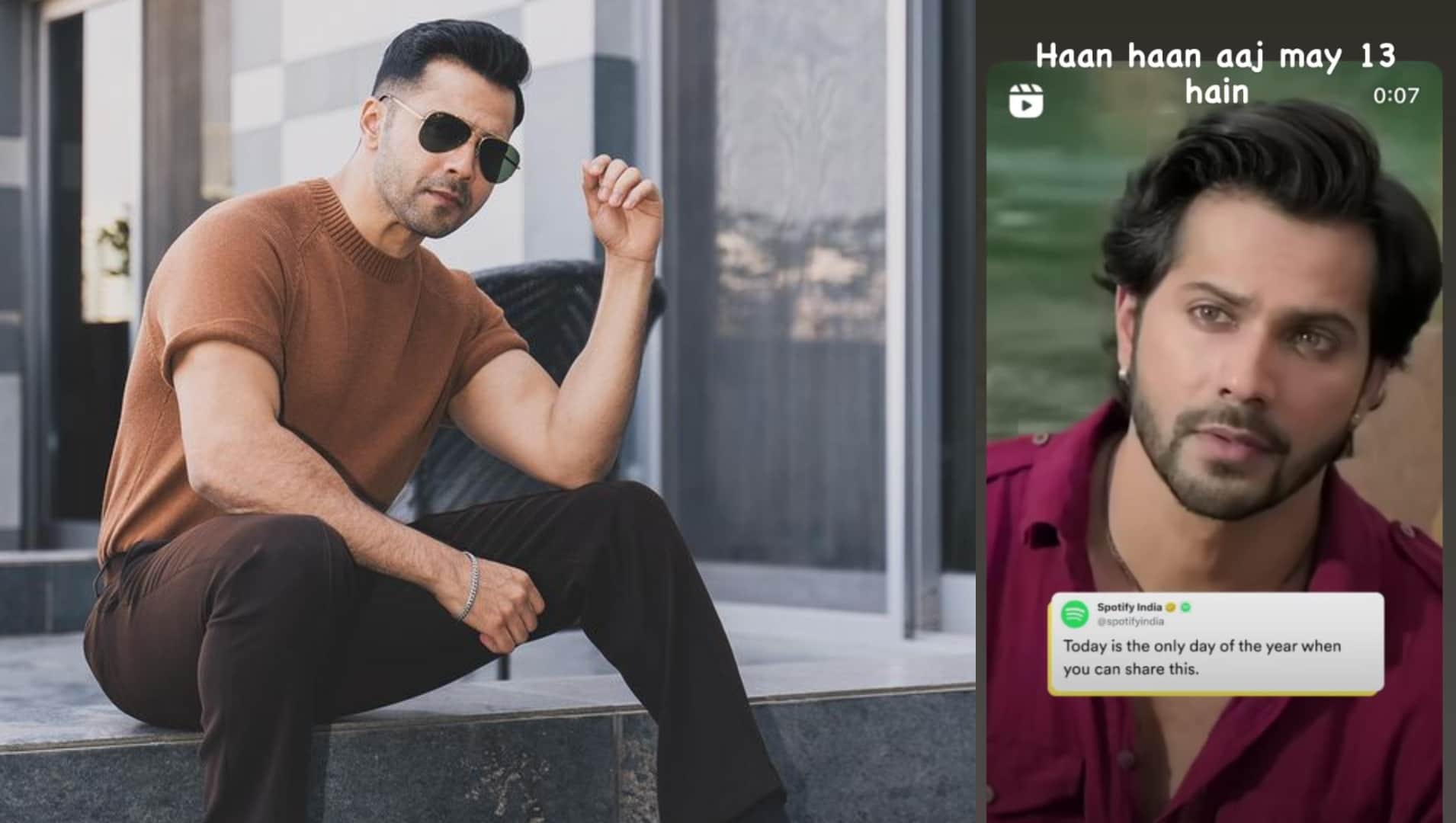 Baby John actor Varun Dhawan response on meme of aaj May 13 hai from Kalank movie of Jigra actress Alia Bhatt