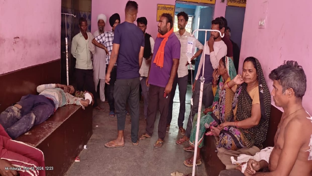 Leopard attacked villagers in Lakhimpur Kheri