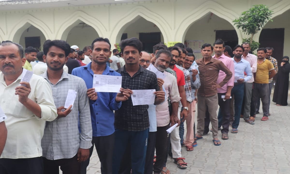 Voting percentage below on Shahjahanpur Lok Sabha seat than last election