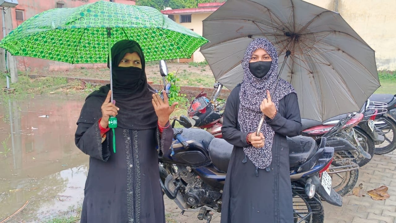 Lok Sabha Election 2024 bumper voting along with rain in Lakhimpur Kheri