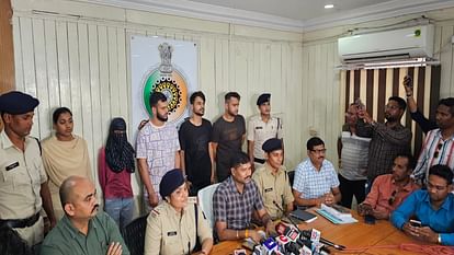 6600 grams cocaine and 2100 MDMA seized: Five smugglers arrested from hotel in raipur cg