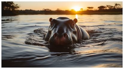 Hippopotamus Milk Pink In Color Know Science Behind This In Hindi ...