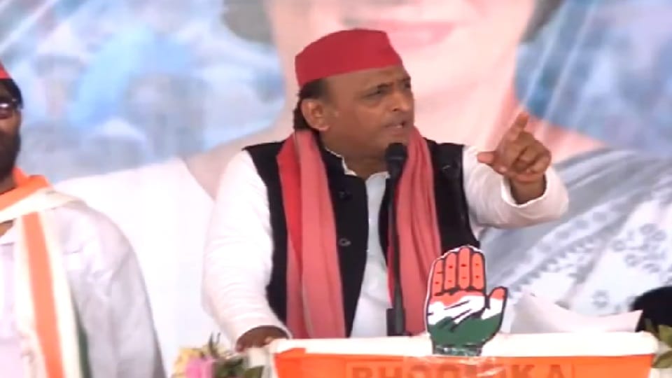 Akhilesh Yadav targeted BJP regarding Covid vaccine In Jhansi