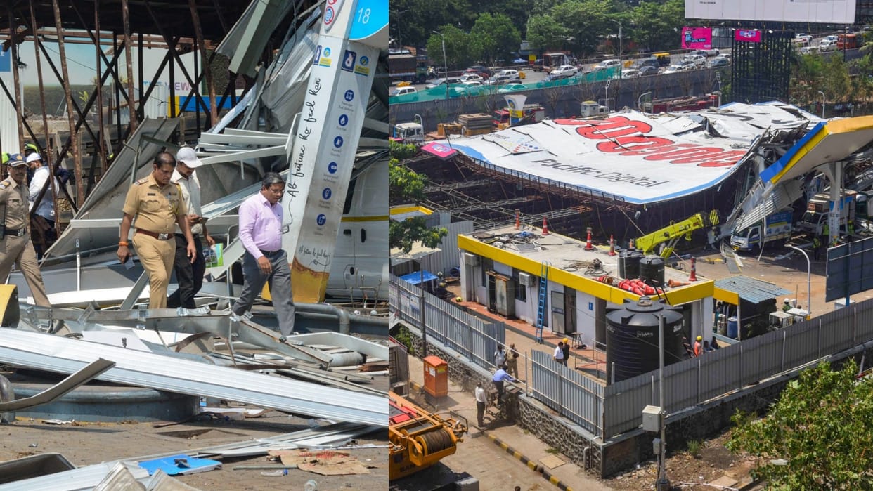 chargesheet: railway cops, civic officials turned blind eye to illegalities in Ghatkopar Hoarding collapse