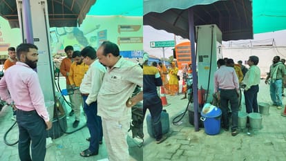 पेट्रोल पंप पर घटतौली