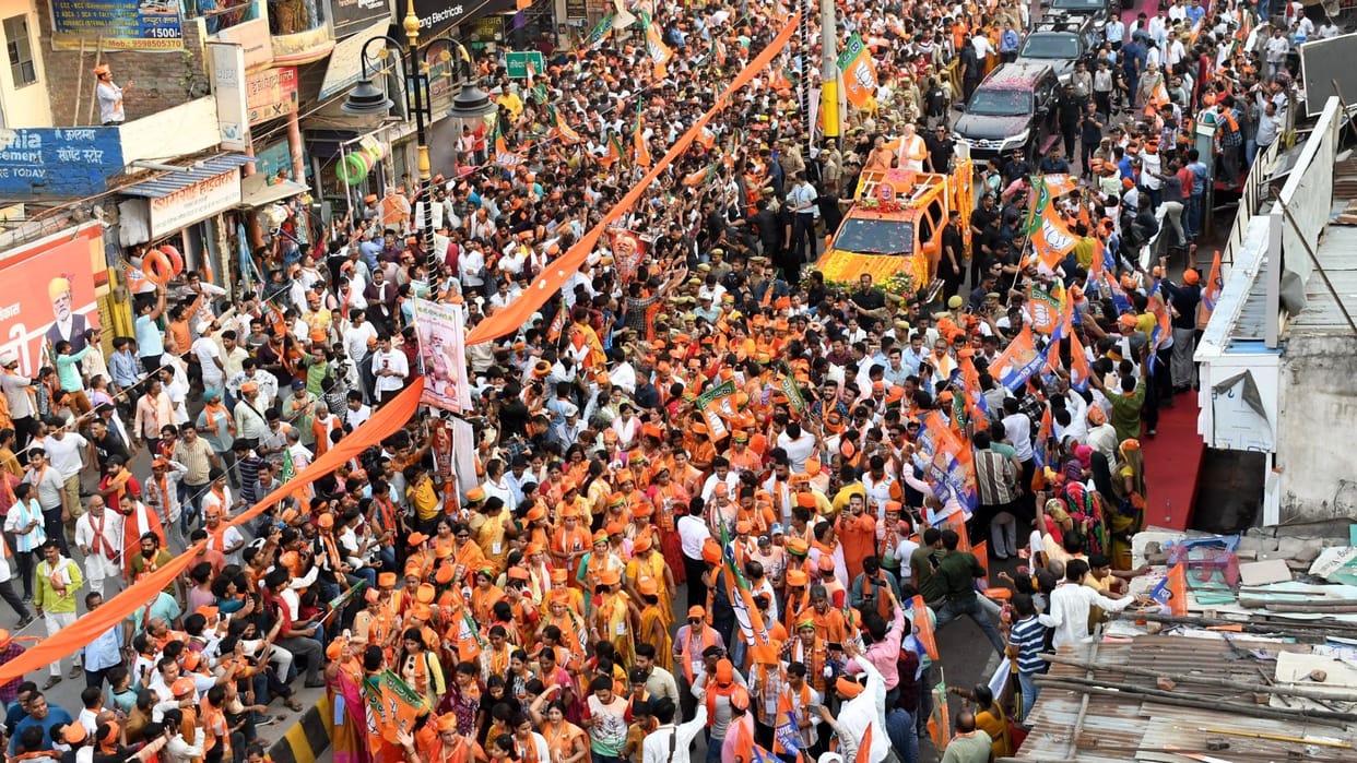 lok sabha election PM modi in varanasi for nomination