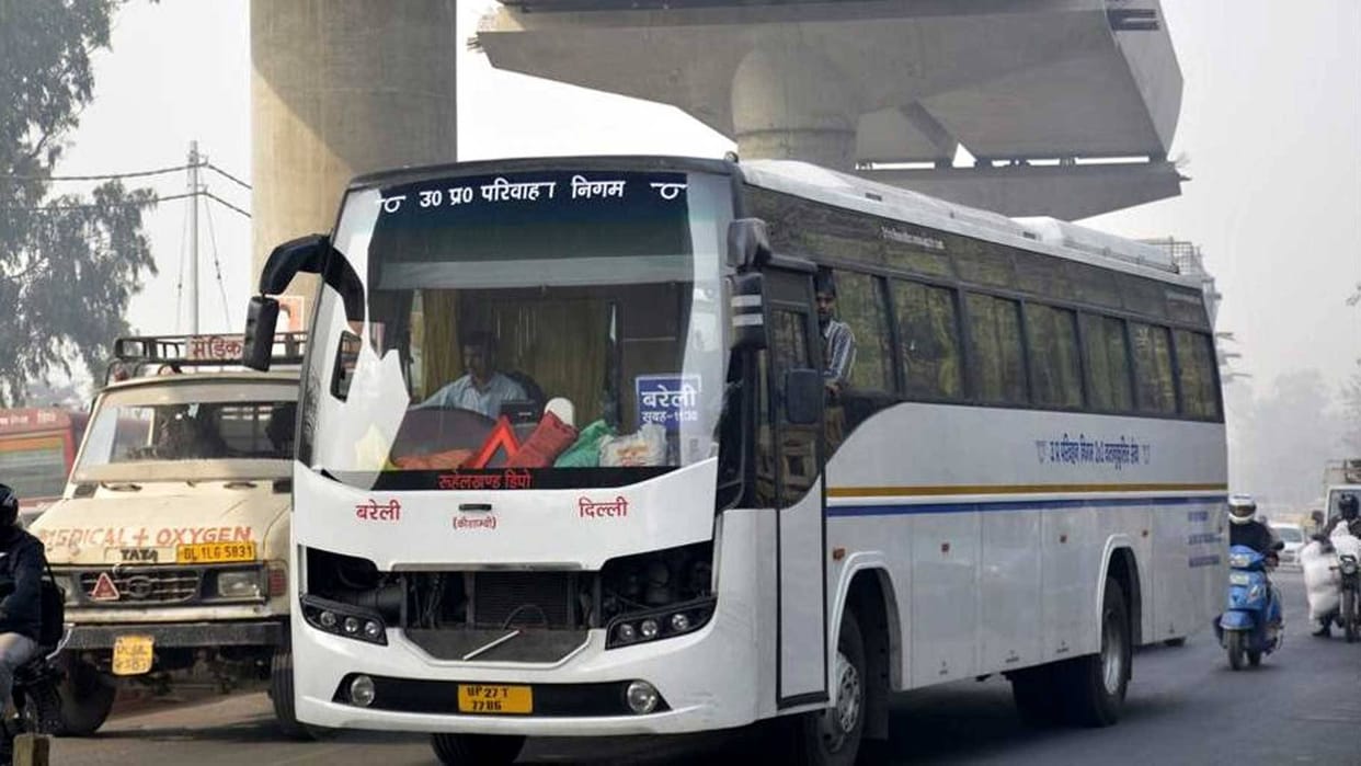 UP Roadways: Fleet of Volvo-Scania buses reduced from 175 to 17, buses left only in Lucknow, Ghaziabad, Prayag