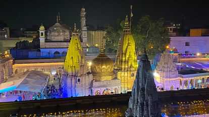 Rudrabhishek performed in Vishwanath Dham 105 idols worshipped Celebration third year of inauguration