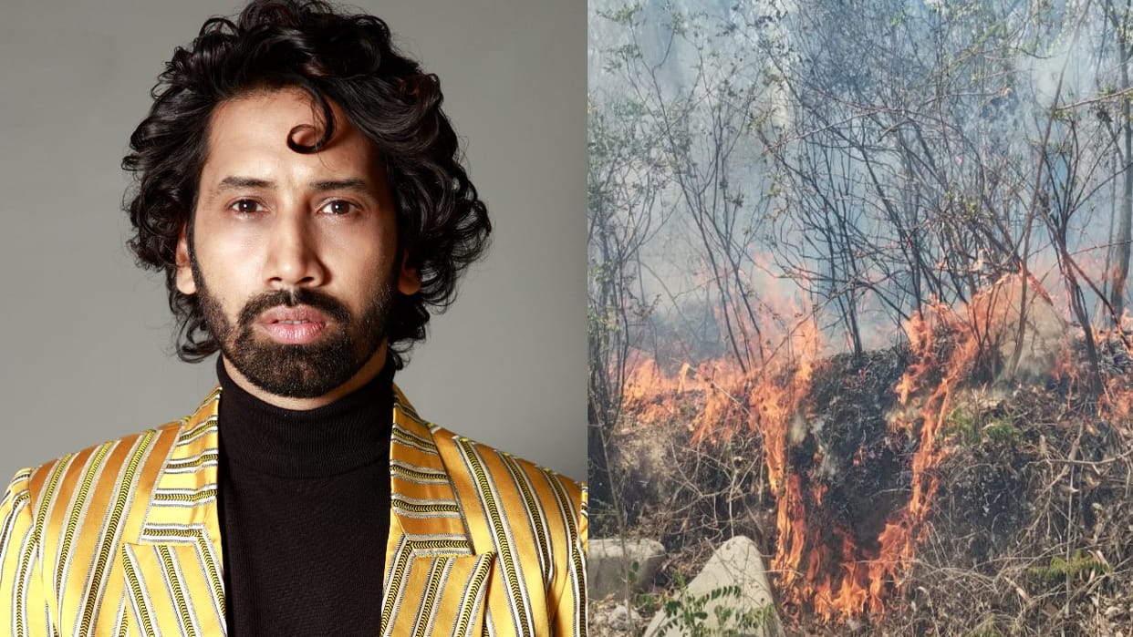 Bollywood Actor Abhilash Thapliyal Aspirants fame SK Sir Concern expressed over Uttarakhand forest fire