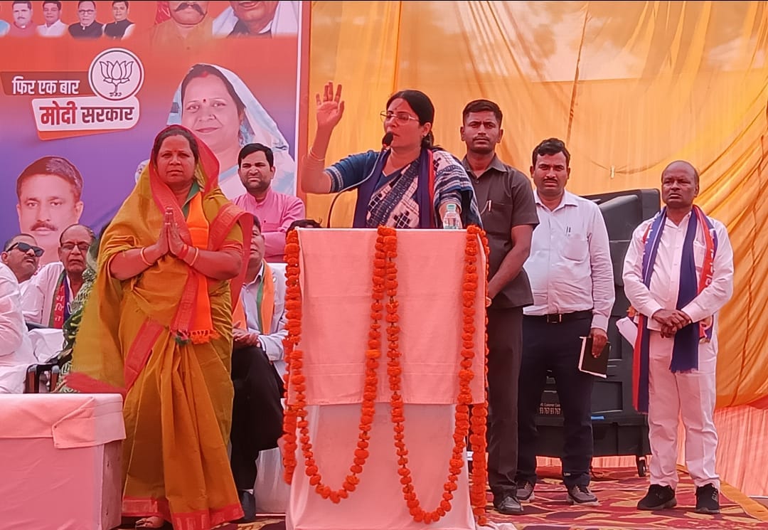 Loksabha Election 2024: Anupriya Patel addressed a jansabha in Barabanki.
