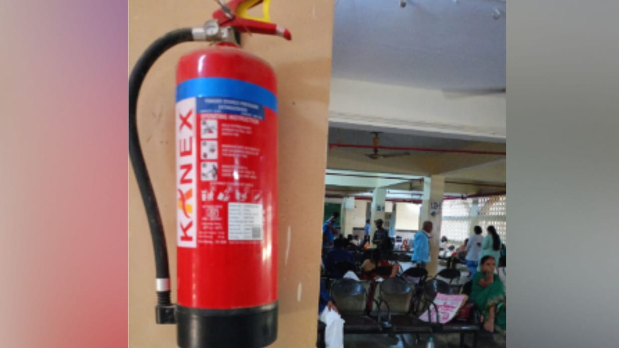 BHU hospital OPD no arrangements for exit in case of fire
