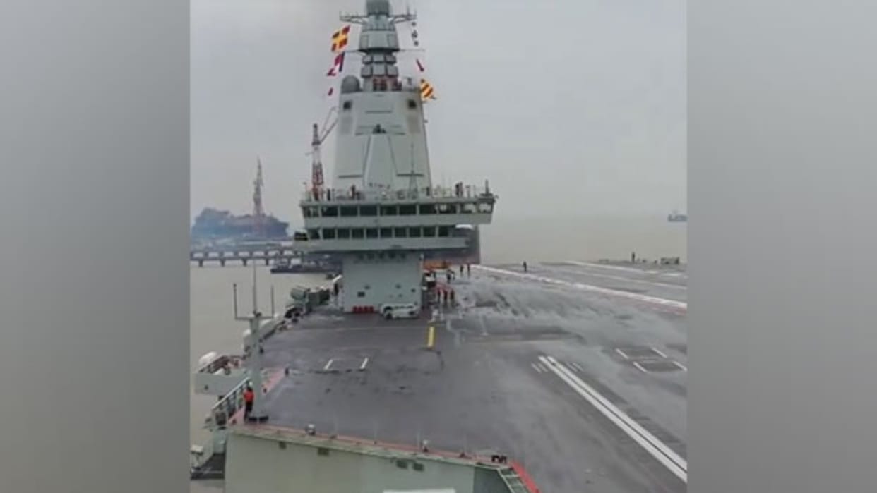 China: China's third aircraft carrier leaves for sea, testing also completed