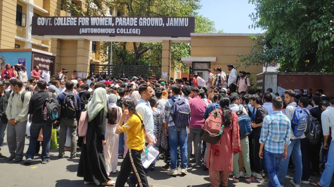Thousands of students give CUET UG exam in jammu