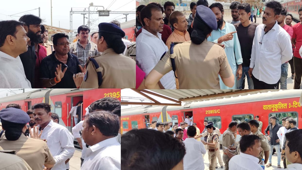 Passengers troubled without AC for 300 kilometers in Kushinagar Express