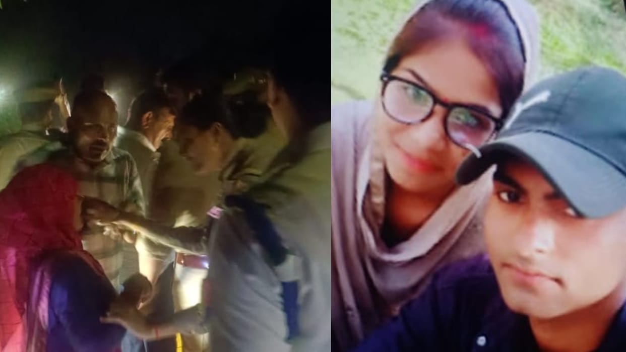 angry people created a jam After the murder of a married woman in Bareilly