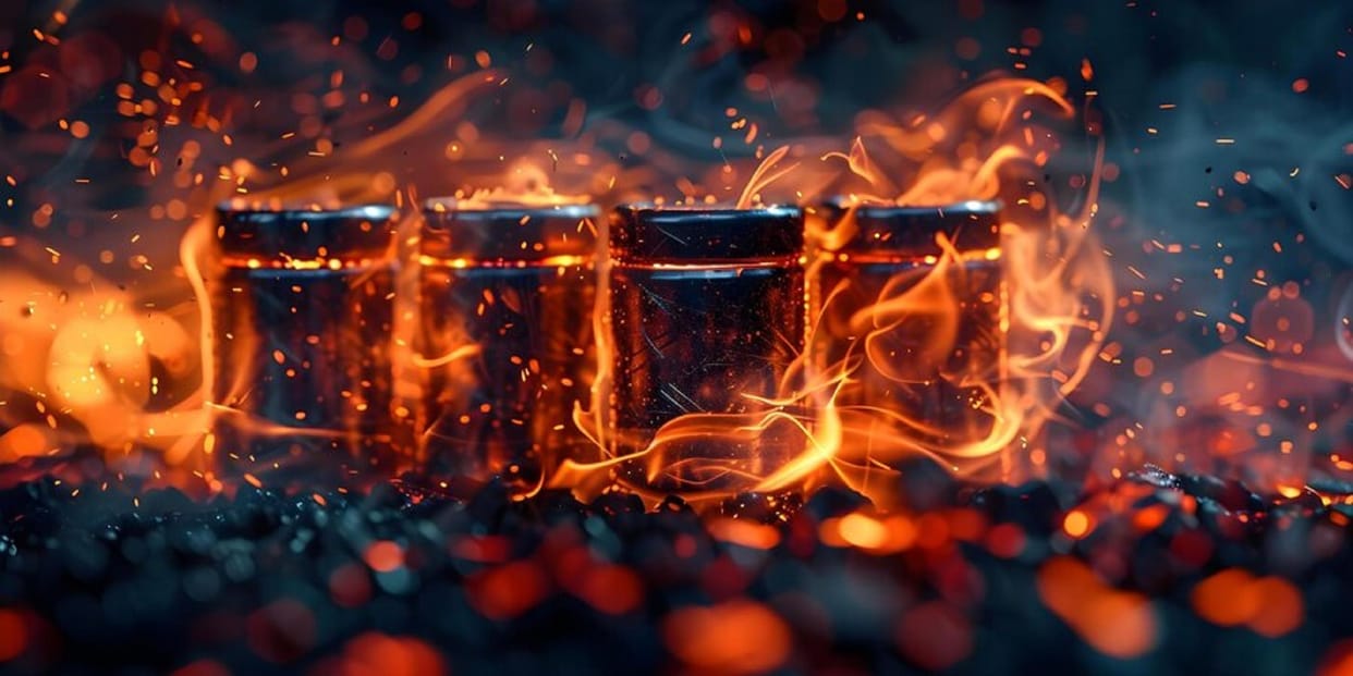 ev fire electric bike battery burst into flames while charging in Gujarat's Banaskantha district