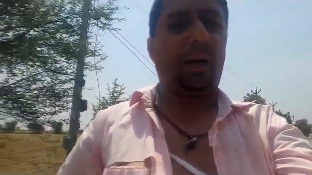 Attack on independent Hisar Lok Sabha candidate Kulbir Niyana, miscreants kicked, punched and even tore clothe