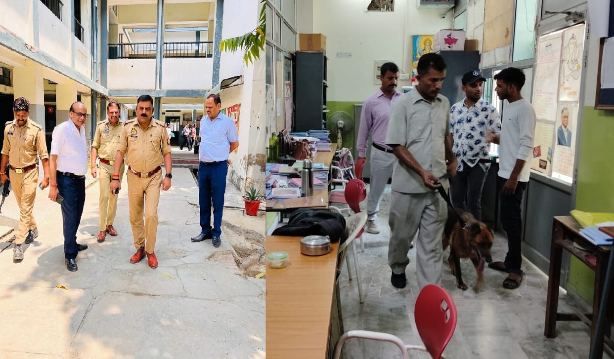 Now there is a threat to bomb 10 schools of Kanpur, police and bomb disposal squad are engaged in investigatio