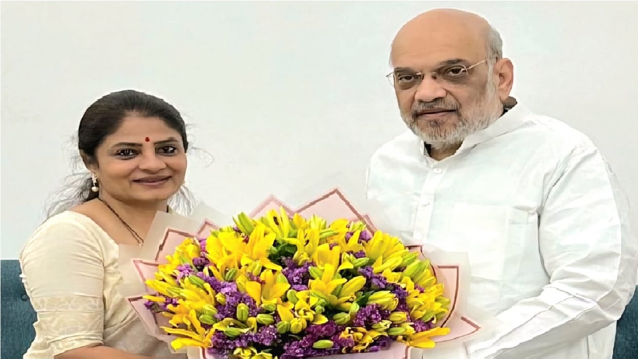 Lok Sabha Election 2024 Srikala met Home Minister Amit Shah in Delhi