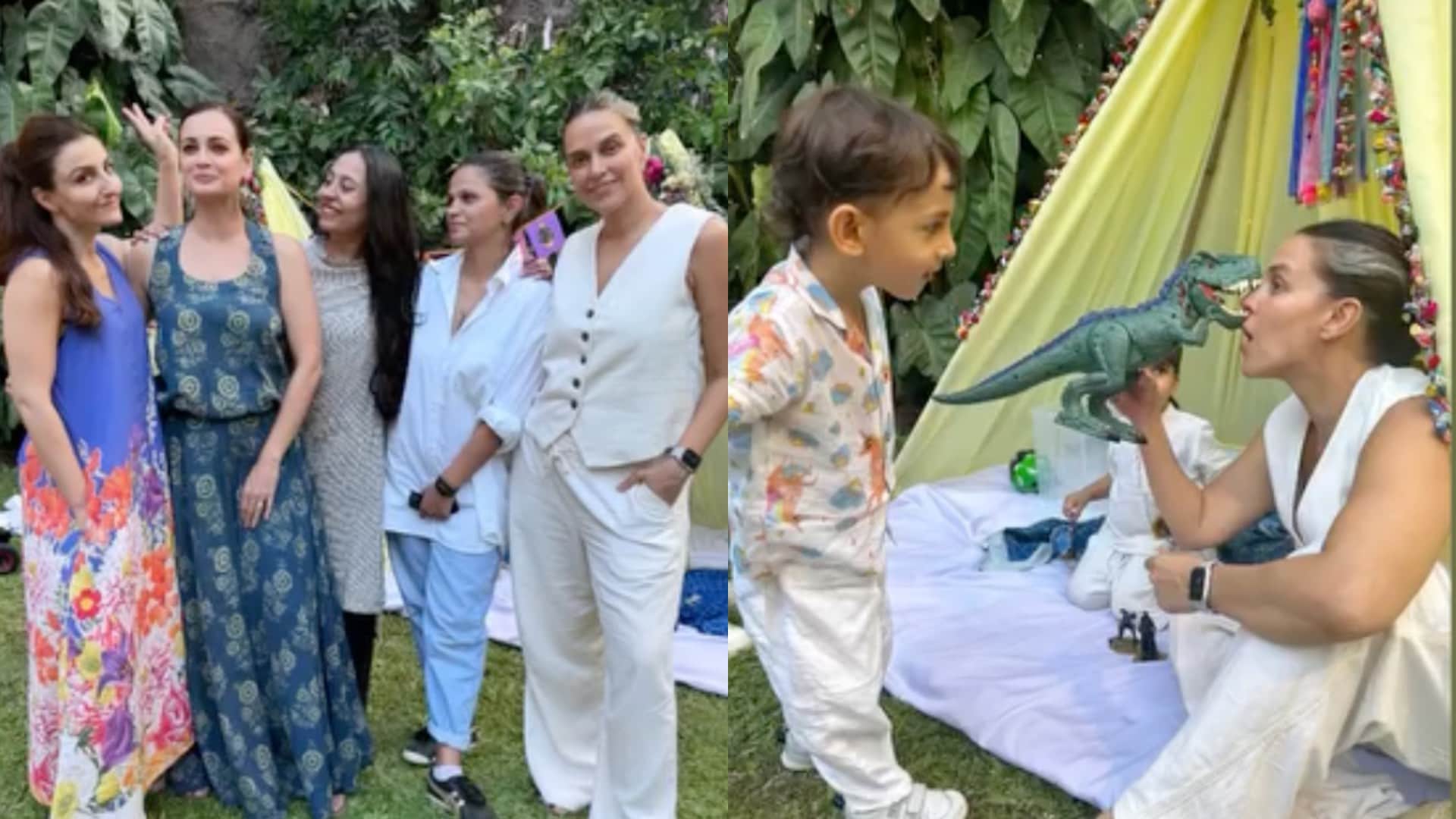 Dia Mirza s son Avyaan Azaad turned three actress celebrated this day with Soha Ali Khan and Neha Dhupia