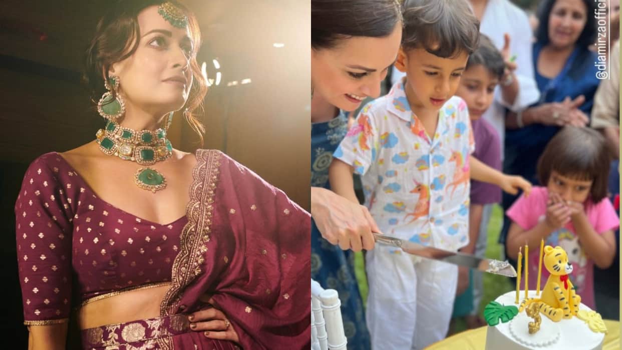 Dia Mirza s son Avyaan Azaad turned three actress celebrated this day with Soha Ali Khan and Neha Dhupia