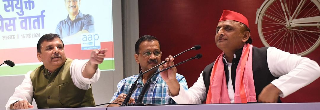 Lucknow: Arvind Kejriwal remained silent on Swati Maliwal's question