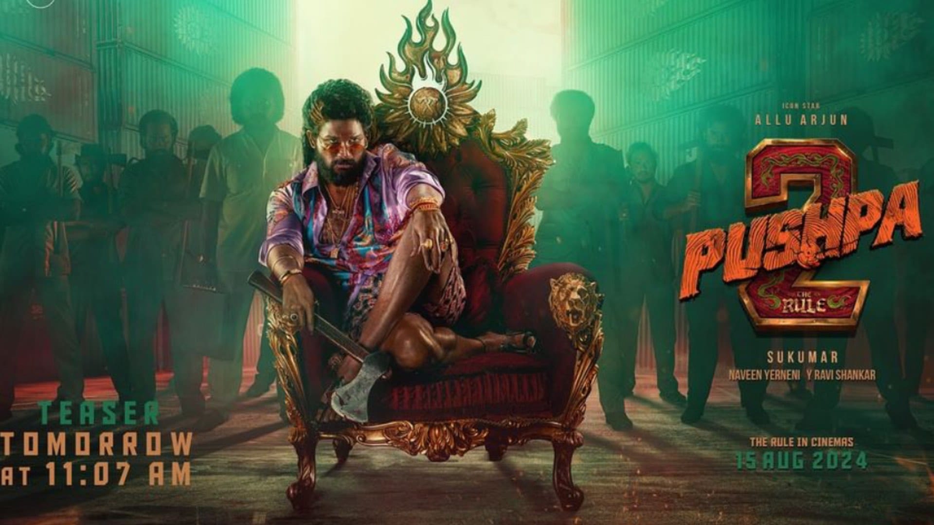 Allu Arjun film Pushpa 2 editor Antony Rubin reportedly has exited the project for prior commitments