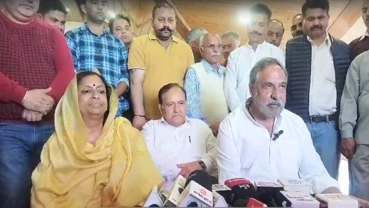Congress candidate Anand Sharma takes political aim at PM Modi and BJP in Dalhaji