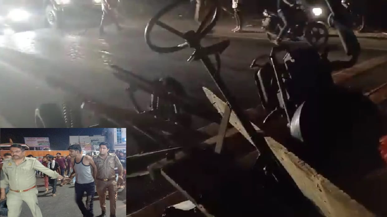 Two children and a woman have died in road accident in Baghpat district