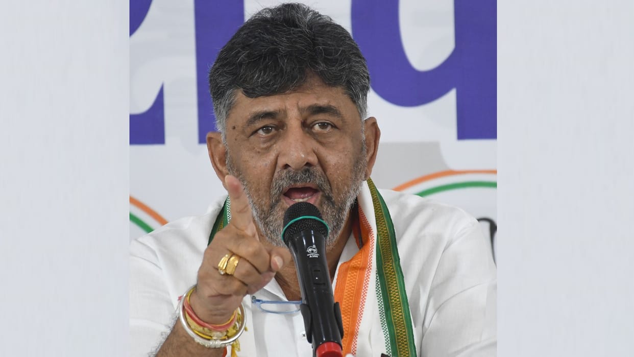 Karnatak Deputy CM DK Shiv Kumar PC in Lucknow.