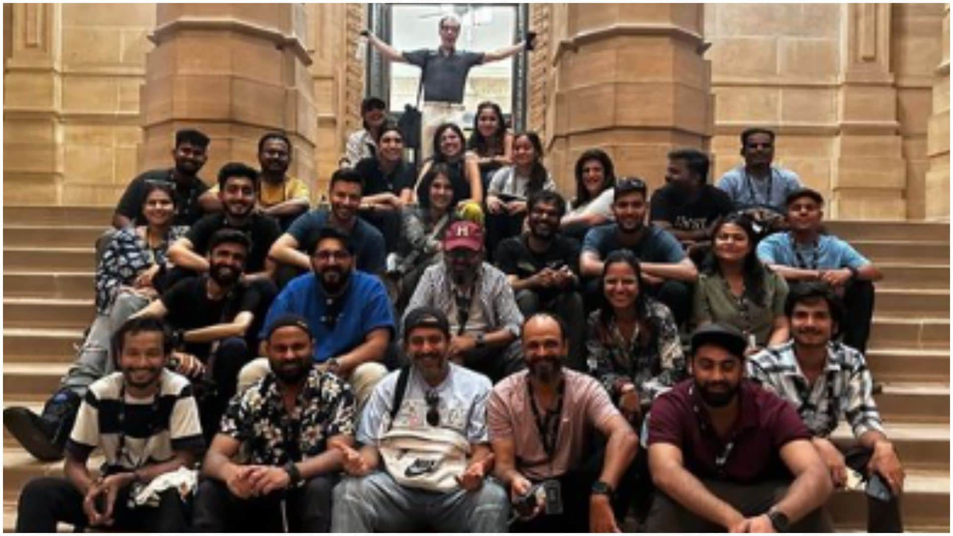 Nikkhil Advani Shoot upcoming series Freedom at Midnight at umaid bhawan palace shares post on social media